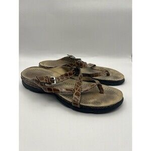 Ecco Brown Leather Sandals Size 39 (women 8-8.5)